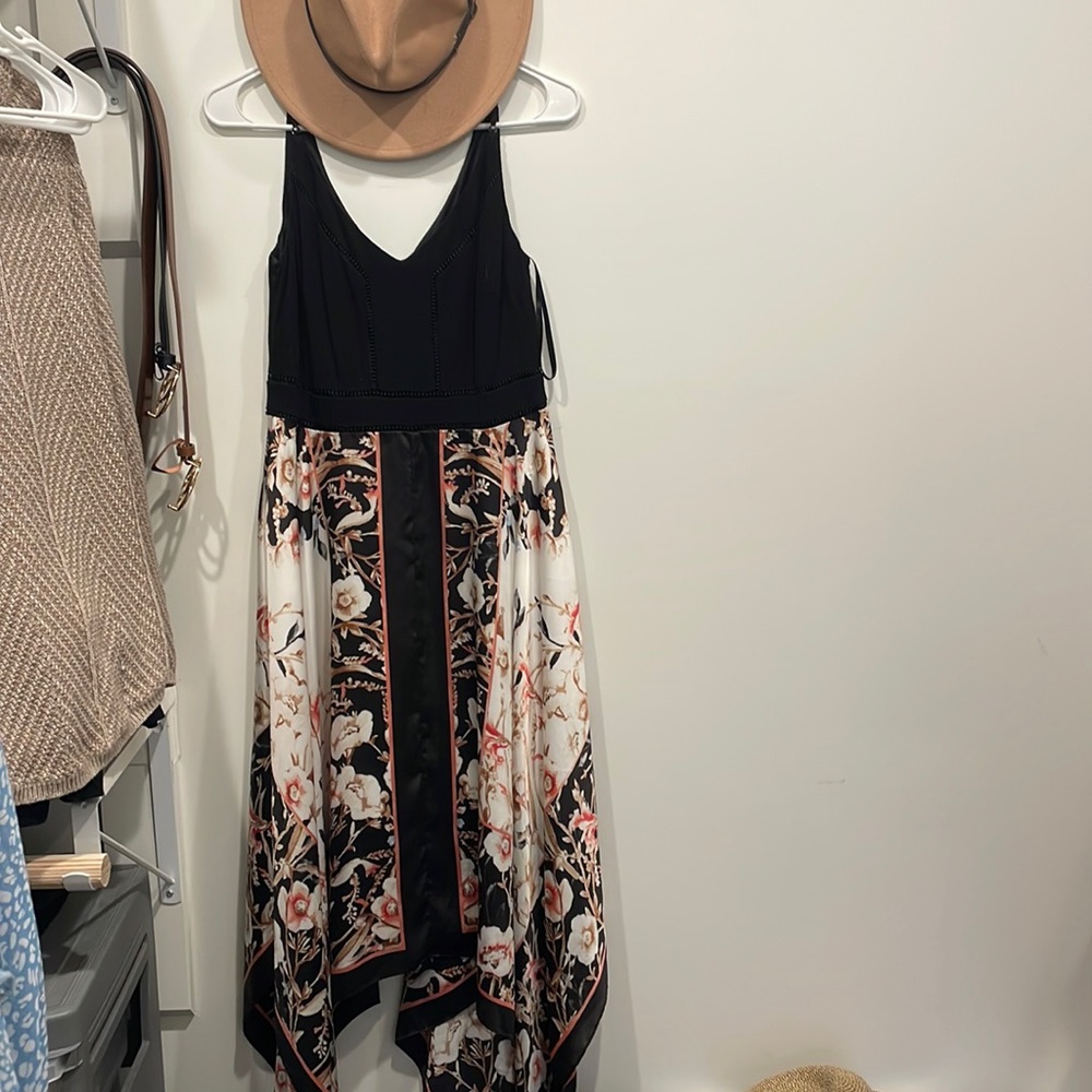 Silky bandana dress White House black market